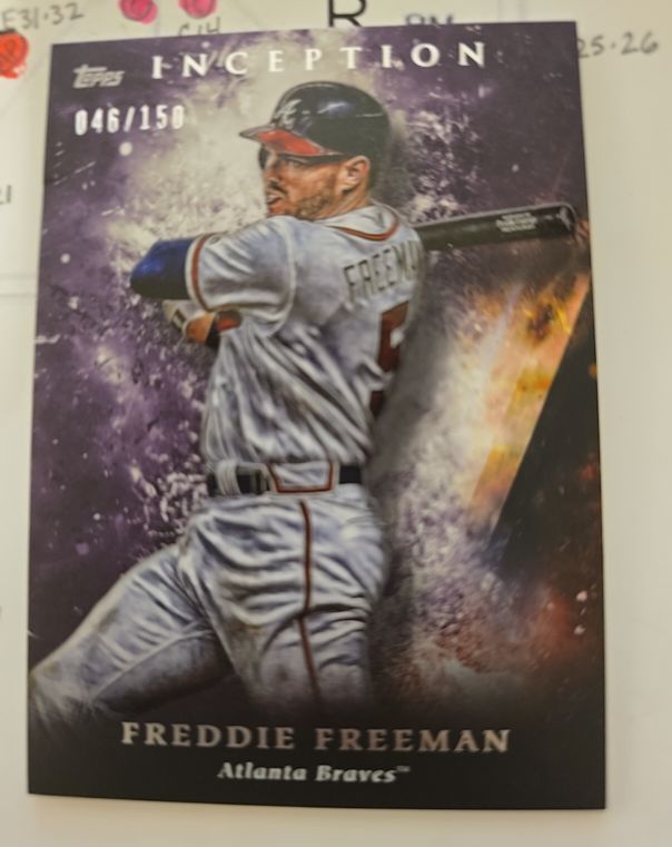 2018 Topps Inception #046 Freddie Freeman — front