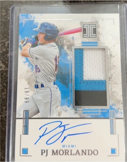 2025 Panini Impeccable Elegance #EJA-PM PJ Morlando — front