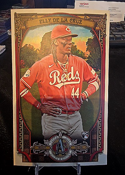 2024 Topps Allen & Ginter #AGBL-2 Elly De La Cruz Oversized Cabinet — front