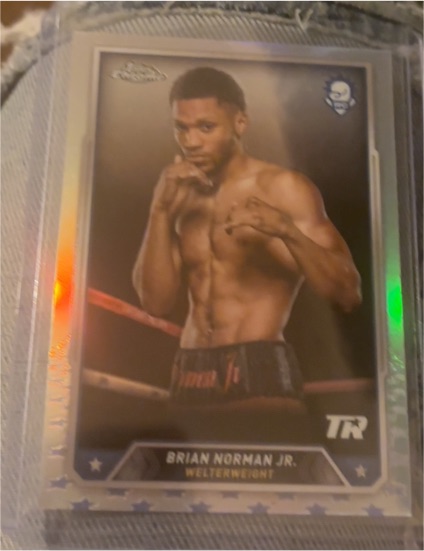 2024 Topps Chrome Boxing #19 Brian Norman Jr. — front