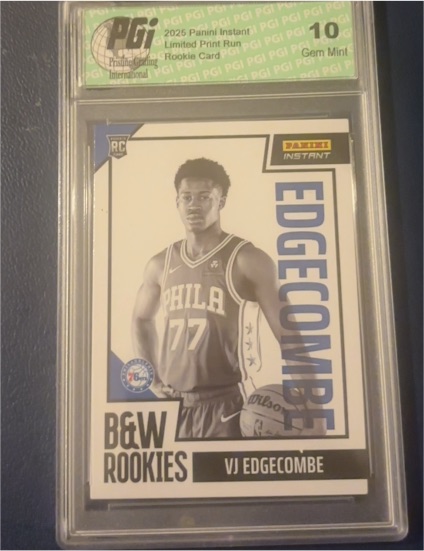 2025 Panini Instant #28 VJ Edgecombe — front