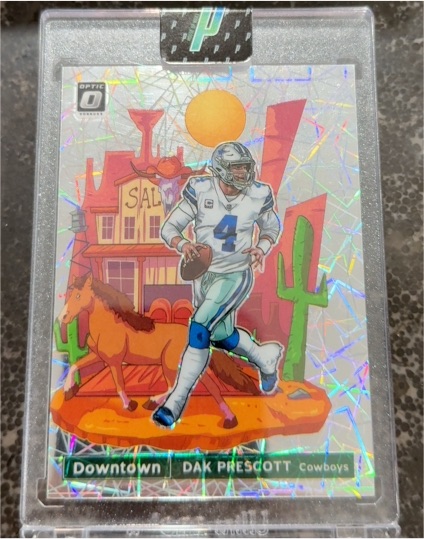 2021 Panini Donruss Optic Downtown #DT-4 Dak Prescott — front