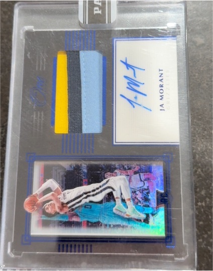 2019-20 Panini One and One #PRJA-JMT Ja Morant — front