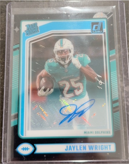 2024 Panini Clearly Donruss #84 Jaylen Wright — front