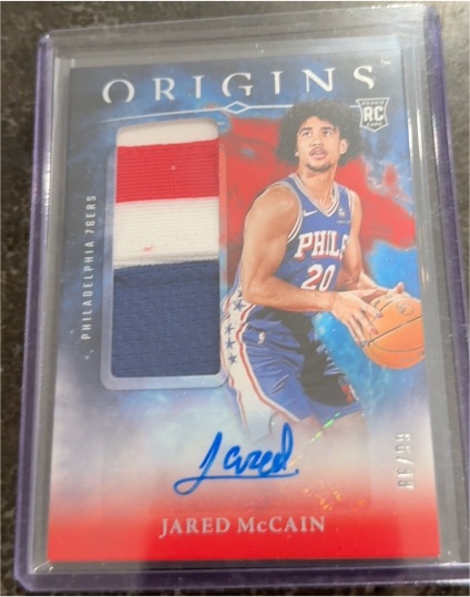 2024-25 Panini Origins #RJA-JMC Jared McCain — front
