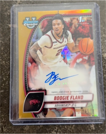 2024-25 Bowman University Chrome #11 Boogie Fland — front