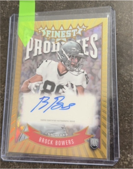 2024 Topps Finest Prodigies #P-BB Brock Bowers — front