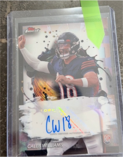 2024 Topps Finest #RFA-CW Caleb Williams — front