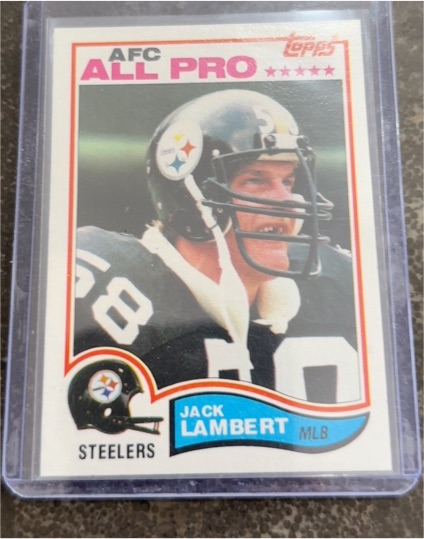 1982 Topps #213 Jack Lambert AFC All Pro — front