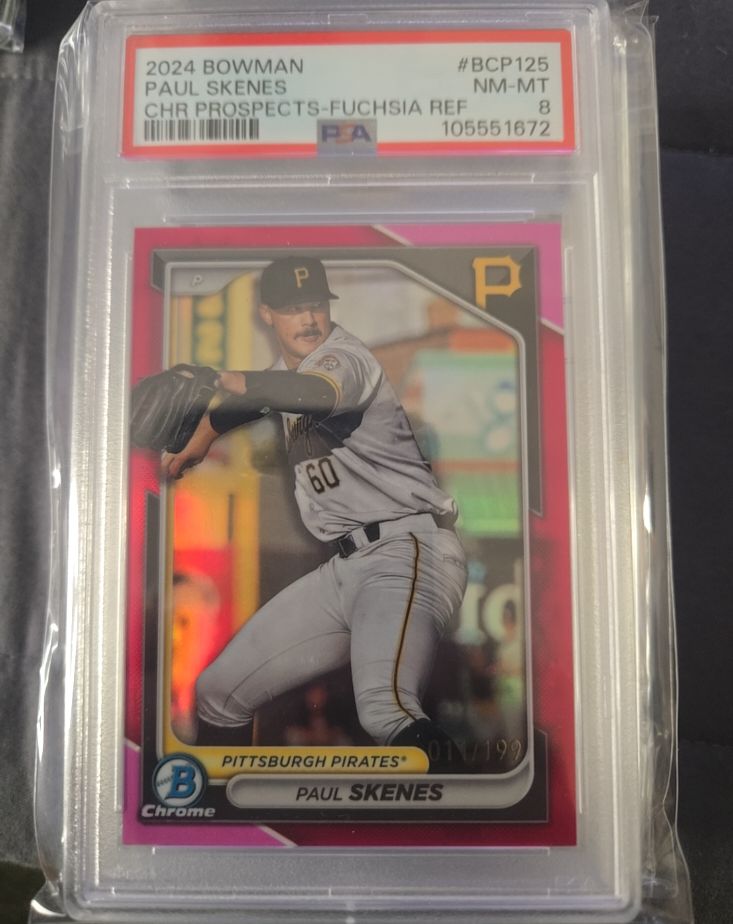 2024 Bowman Chrome Prospects #BCP-125 Paul Skenes — front