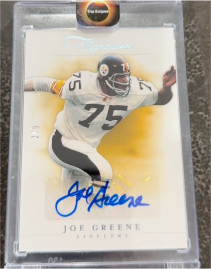 2012 Prime Signatures #75 Joe Greene — front