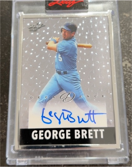 1994 Leaf Decadence #D George Brett — front