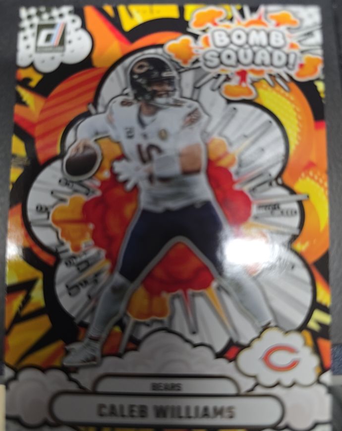2025 Donruss Bomb Squad #BS-CWS Caleb Williams — front