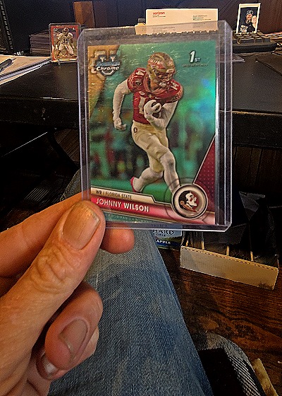 2023 Bowman University Chrome #22 Johnny Wilson — front
