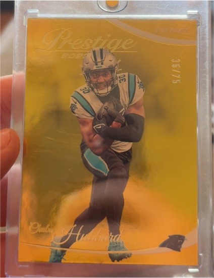 2023 Panini Prestige #40 Chuba Hubbard — front
