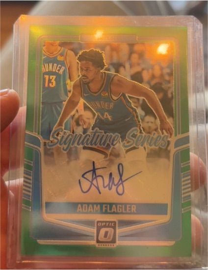 2024-25 Panini Donruss Optic Signature Series #SD-FLG Adam Flagler — front
