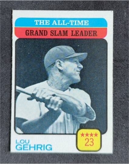 1973 Topps #472 Lou Gehrig — front