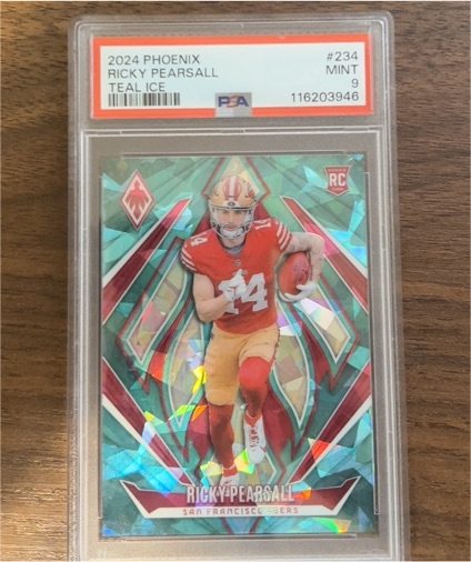 2024 Panini Phoenix #234 Ricky Pearsall Teal Ice — front