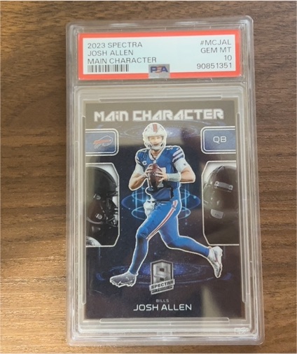 2023 Panini Spectra Main Character #MCJAL Josh Allen — front