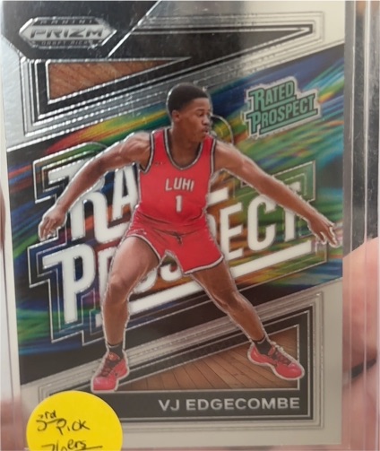 2024 Panini Prizm Draft Picks #17 VJ Edgecombe Rated Prospect — front