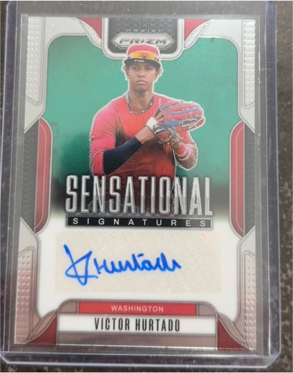 2025 Panini Prizm #SS-VH Victor Hurtado Sensational Signatures — front