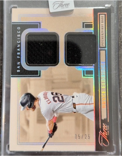 2025 Panini Three and Two #PDJ-BE Bryce Eldridge — front