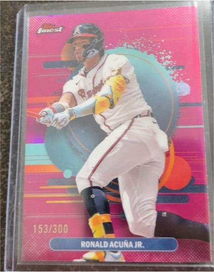 2025 Topps Finest #123 Ronald Acuña Jr. — front