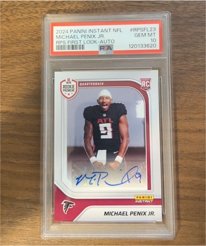 2024 Panini Instant #23 Michael Penix Jr. — front