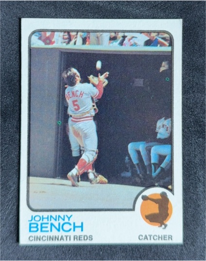 1973 Topps #380 Johnny Bench — front