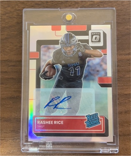 2023 Panini Chronicles Draft Picks Donruss Optic Rated Rookie #24 Rashee Rice — front