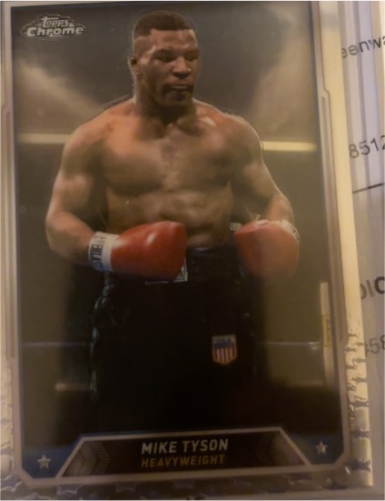 2024 Topps Chrome Boxing #35 Mike Tyson — front