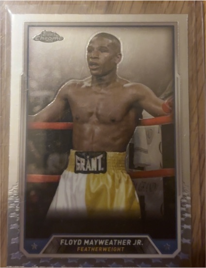 2024 Topps Chrome Boxing #33 Floyd Mayweather Jr. — front