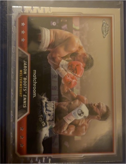 2024 Topps Chrome Boxing #42 Jaron "Boots" Ennis — front