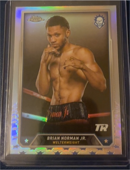 2024 Topps Chrome Boxing #19 Brian Norman Jr. — front