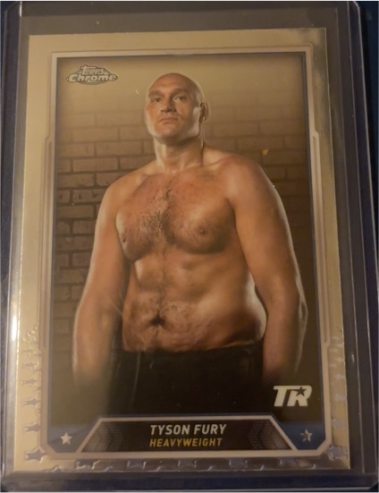 2024 Topps Chrome Boxing #2 Tyson Fury — front