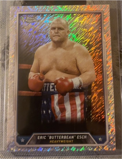 2024 Topps Chrome Boxing #36 Eric "Butterbean" Esch — front