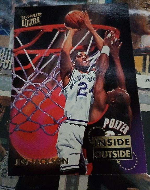 1993-94 Fleer Ultra #2 Jim Jackson Inside Outside — front