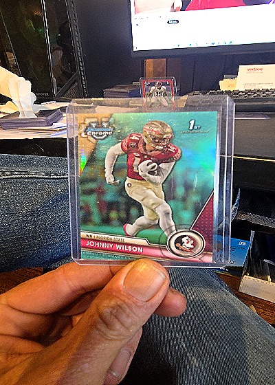 2023 Bowman Chrome 1st Bowman Johnny Wilson — back