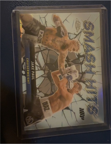 2024 Topps Chrome Boxing #SH-24 Jake Paul Smash Hits Refractor — front