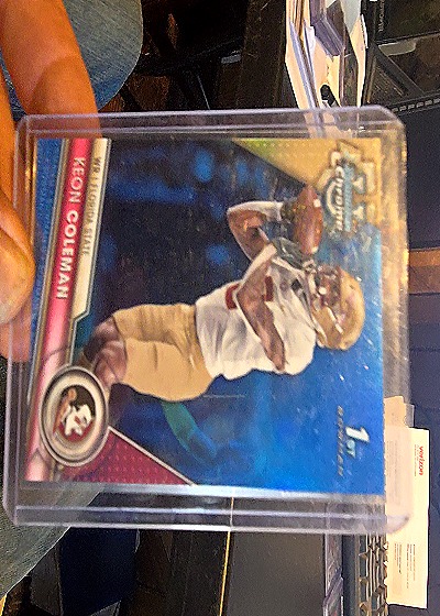 2023 Panini Contenders #1 Keon Coleman — front