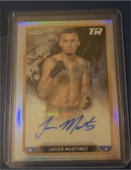 2024 Topps Chrome Boxing #CBA-JMZ Javier Martinez — front