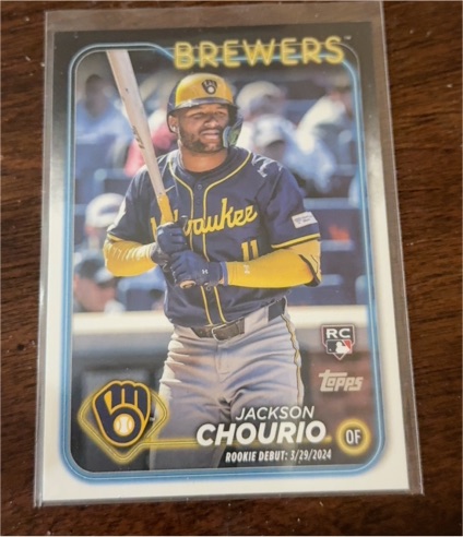 2024 Topps Chrome Update #USC30 Jackson Chourio — front