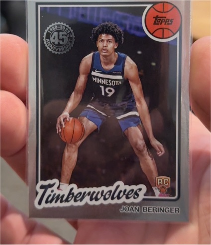 2025-26 Topps #80BK-63 Joan Beringer 1980-81 Topps Basketball RC Rookie — front