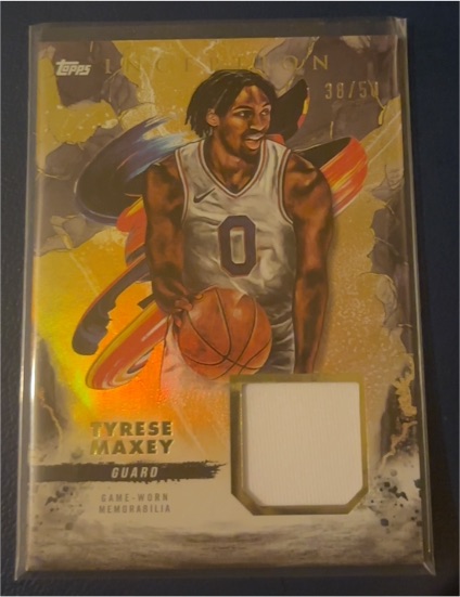 2024-25 Topps Inception #1 Tyrese Maxey — front