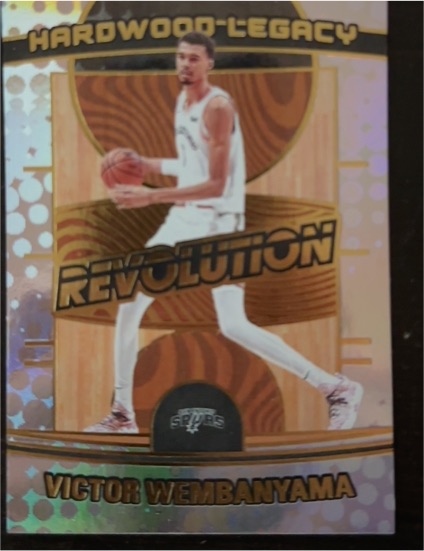 2024-25 Panini Revolution #10 Victor Wembanyama Hardwood Legacy — front