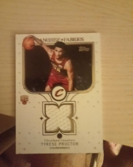 2025-26 Topps Franchise Fabrics Rookie Relic #FF-TP Tyrese Proctor — front
