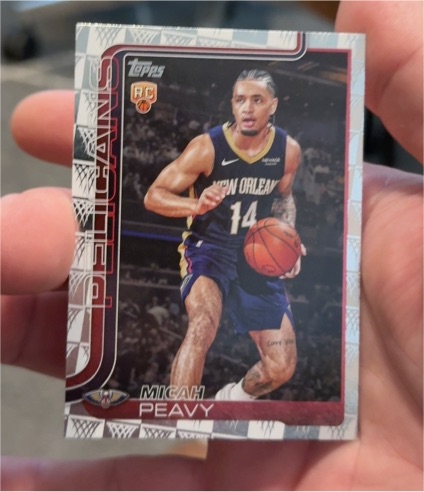2025-26 Topps #241 Micah Peavy — front