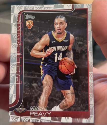 2025-26 Topps #241 Micah Peavy — front
