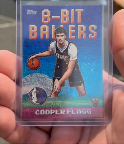 2025-26 Topps #8B-31 Cooper Flagg 8-Bit Ballers Rookie Card — front
