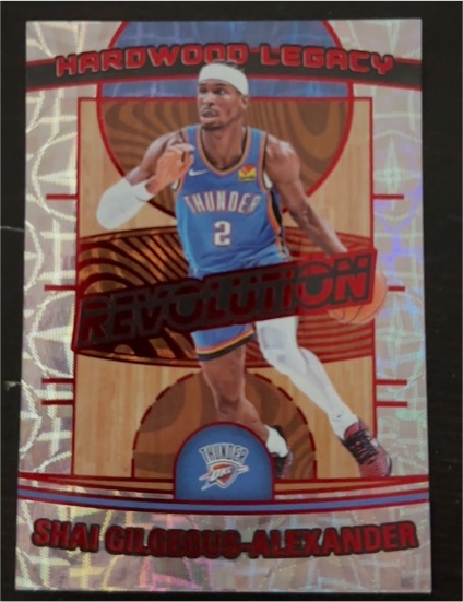 2024-25 Panini Revolution #5 Shai Gilgeous-Alexander Hardwood Legacy — front